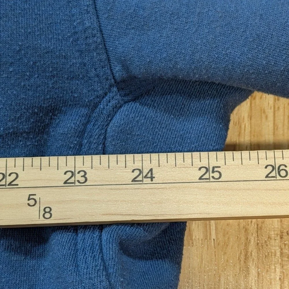 Moose Creek Sherpa Lined Full Zip Hoodie Men XXL Blue Outdoor Jacket